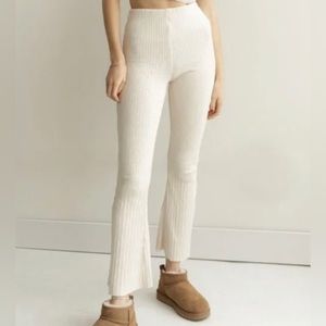 Urban outfitters ribbed flare pant
